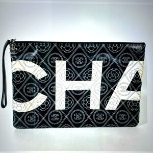 Chanel Camelia CC Clutch Bag